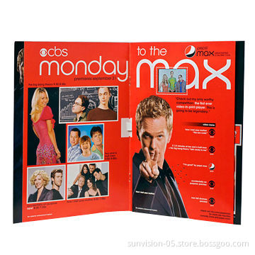 2014 newest video brochure with touch screen or android system